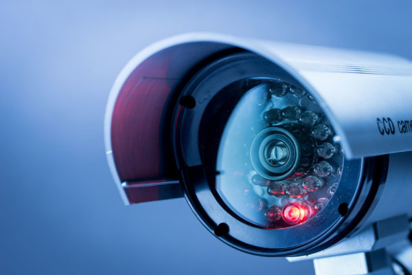 Security-CCTV-camera-in-office-building
